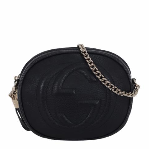 Soho leather mini online chain bag